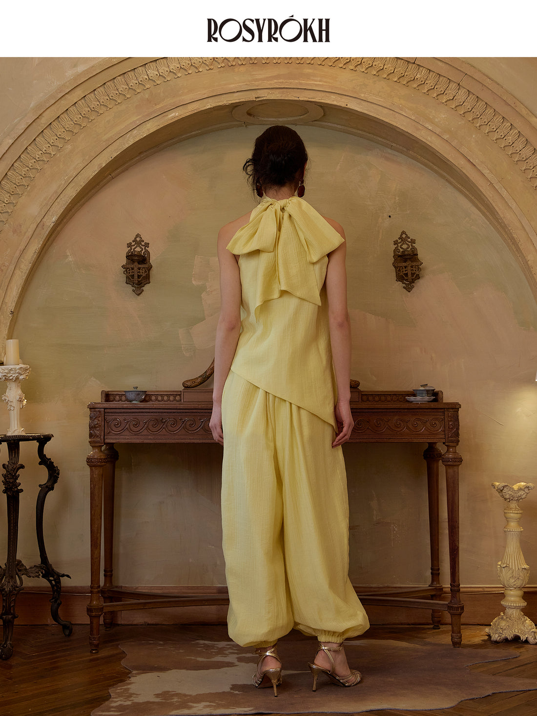 Traces of Wind & Pleated Light – Vest + Harem Pants Set