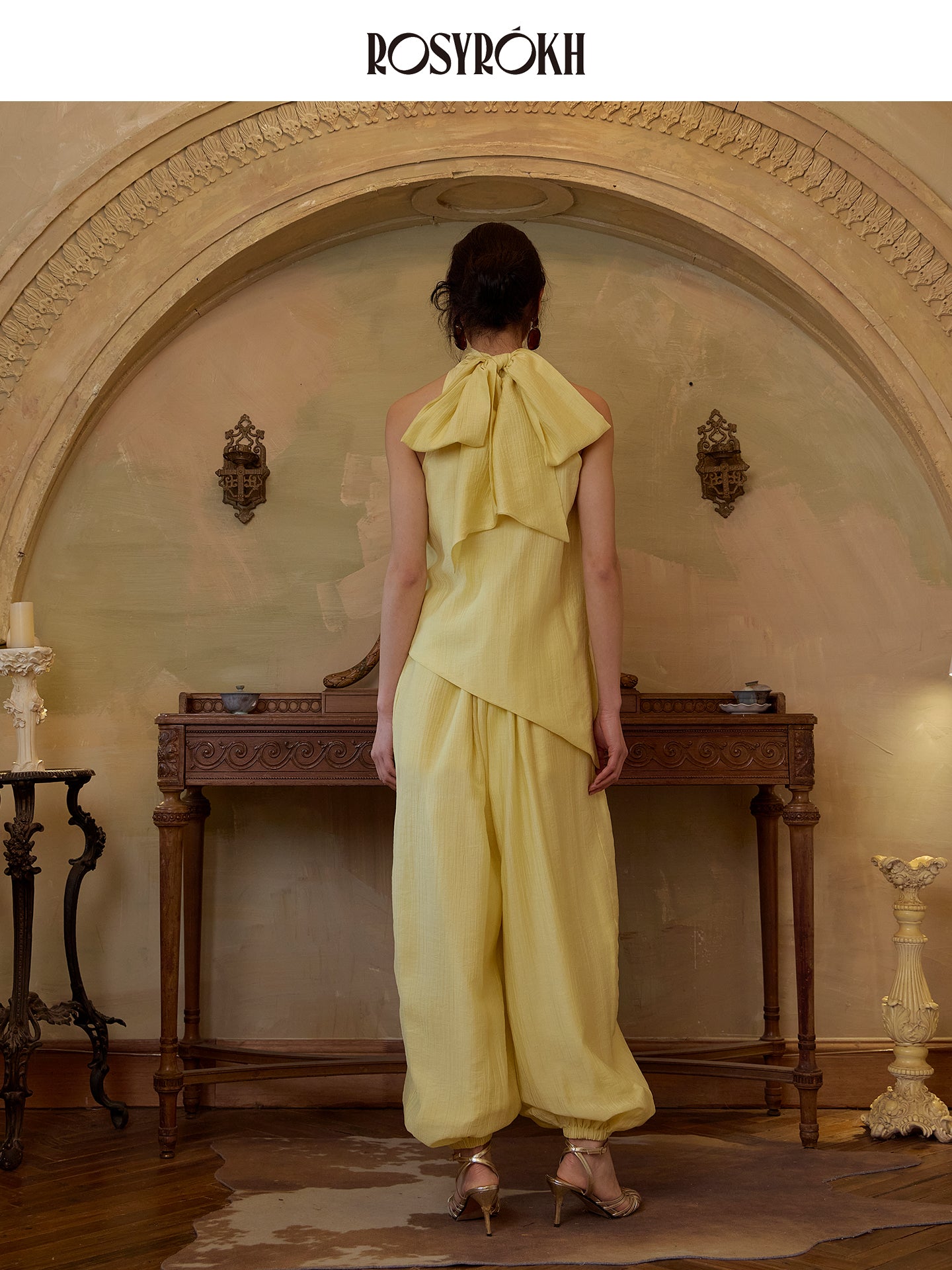 Traces of Wind & Pleated Light – Vest + Harem Pants Set