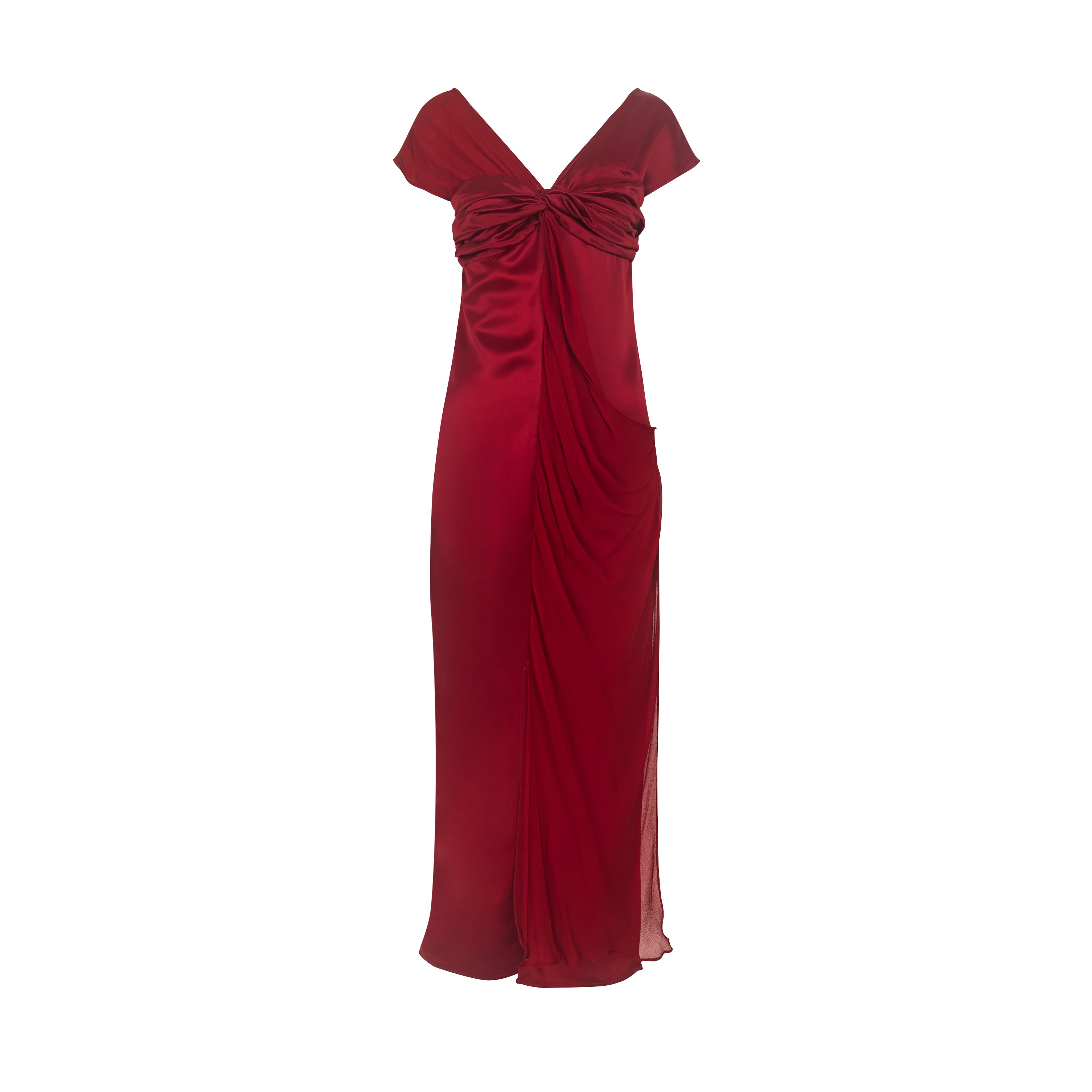 Silent Pleats & Poetical Light – Acetate Satin Pleated Skirt